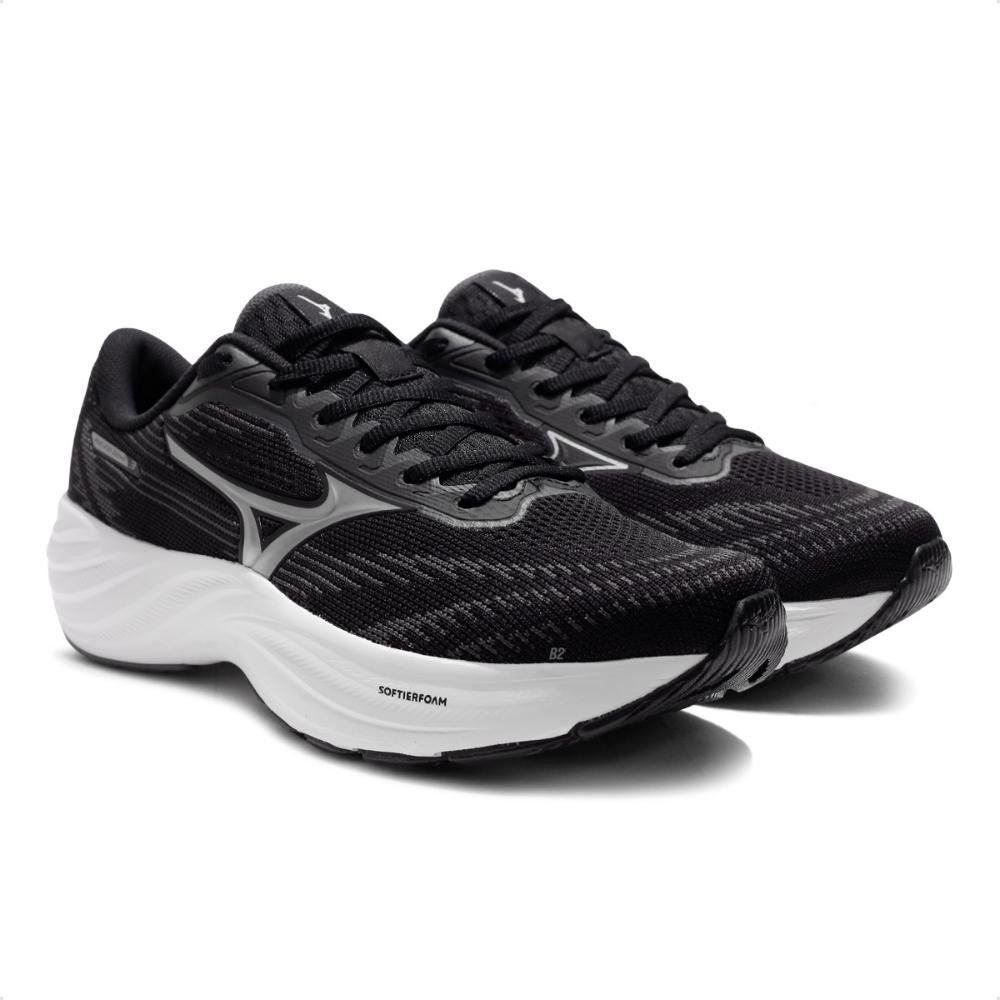 Tênis Mizuno Goya 3 Masculino Preto/Prata 3