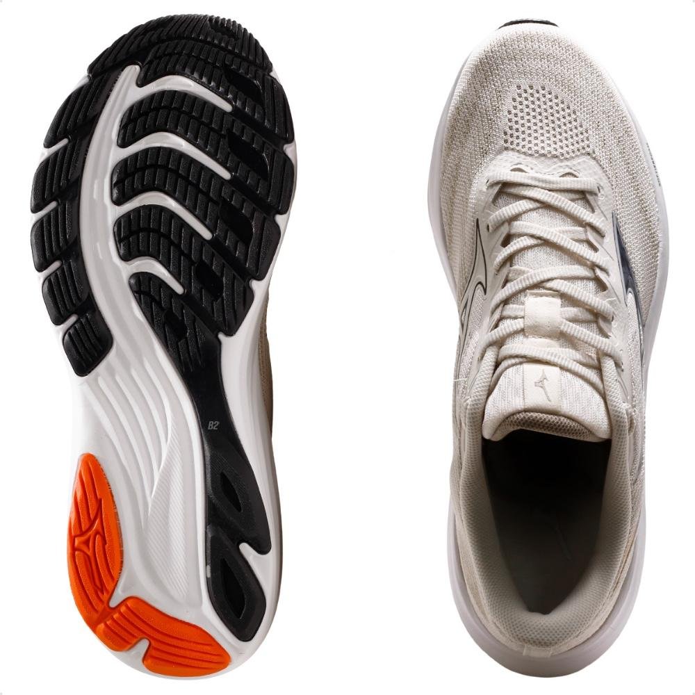 Tênis Mizuno Goya 3 Feminino Bege/Preto 6