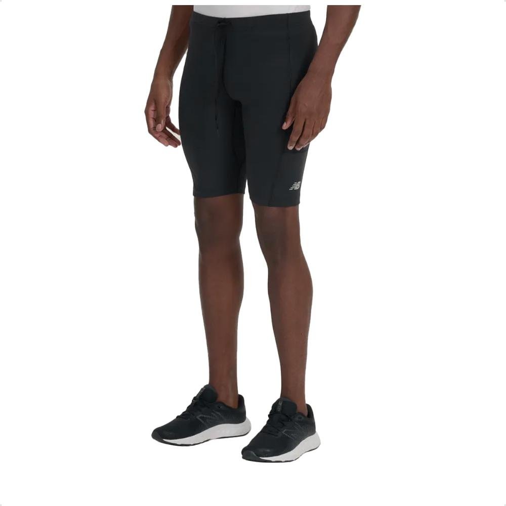 Bermuda New Balance Sport Essentials Compressao 9 Masculina Preto 2