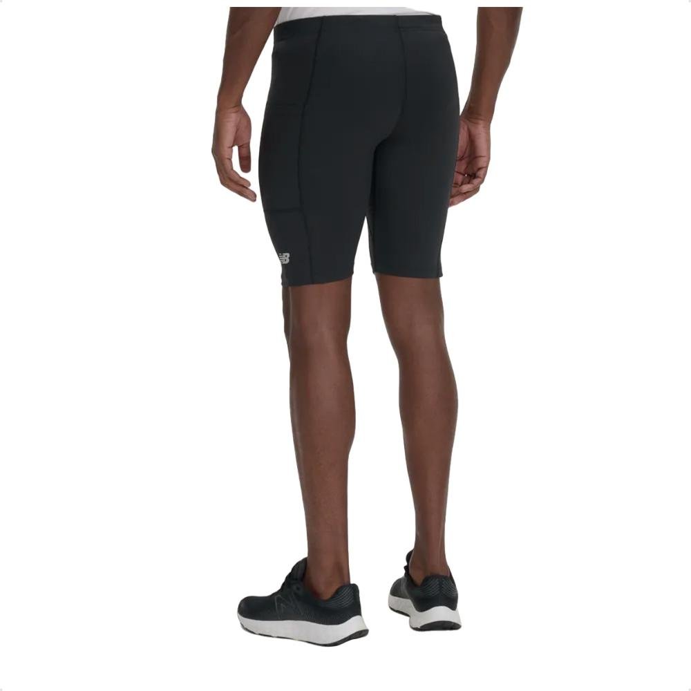 Bermuda New Balance Sport Essentials Compressao 9 Masculina Preto 3