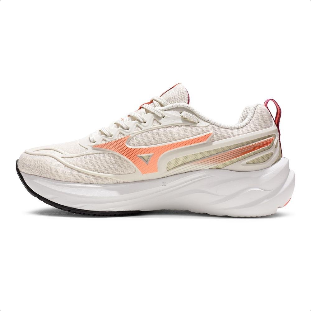 Tênis Mizuno Space 5 Feminino  Bege/Rosa 2