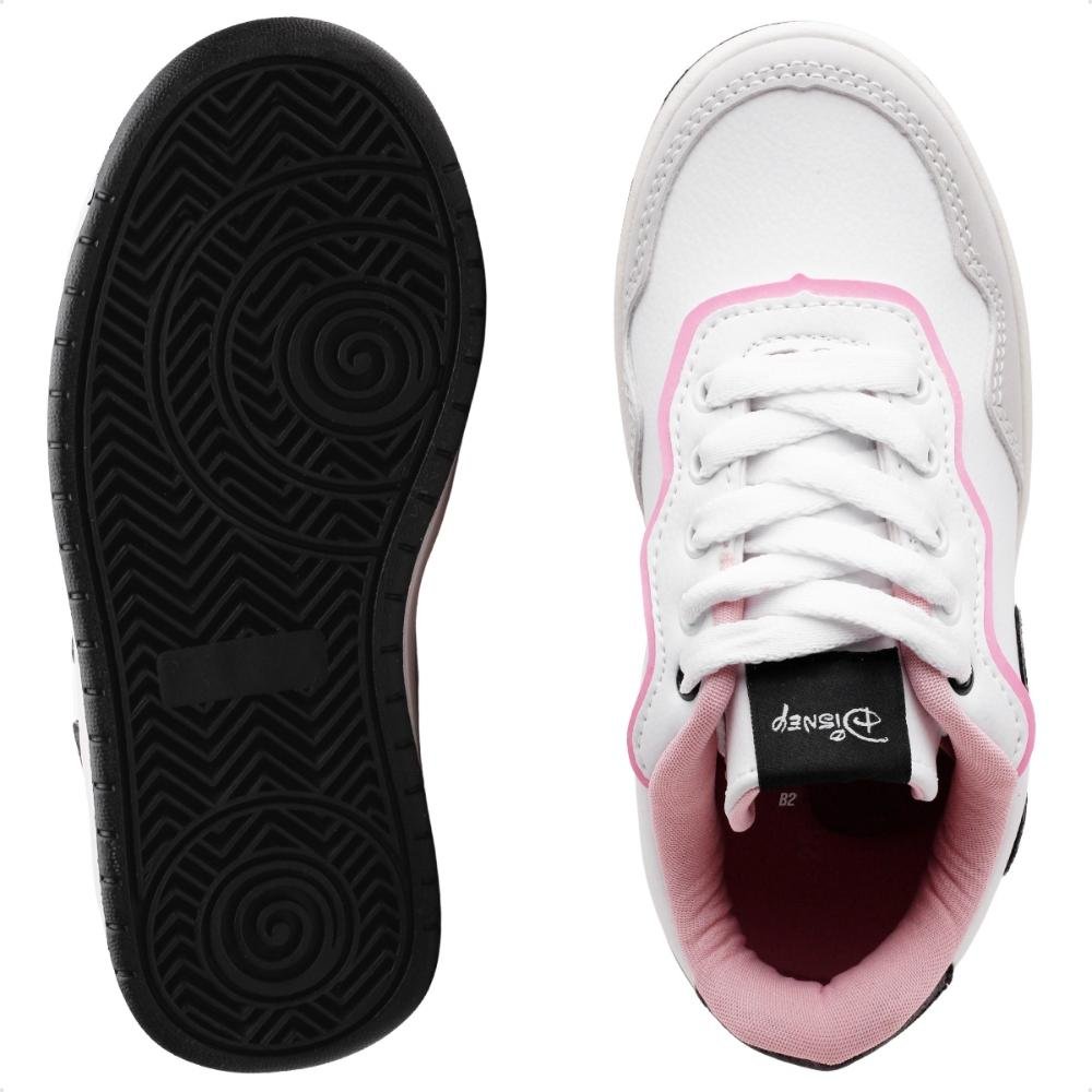 Tênis Disney Minnie Juvenil Branco/Cinza 6