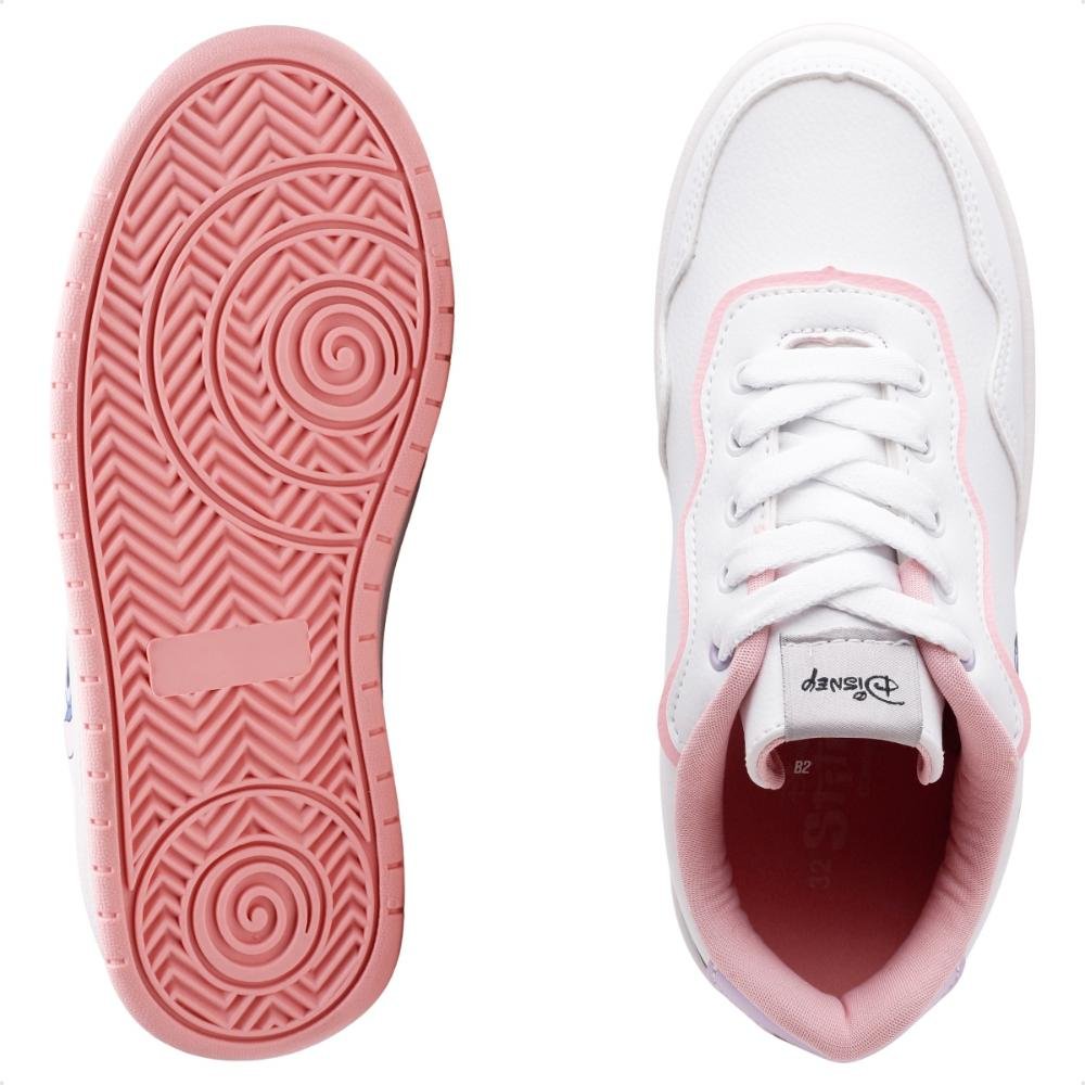 Tênis Disney Stitch Infantil Branco/Rosa 6