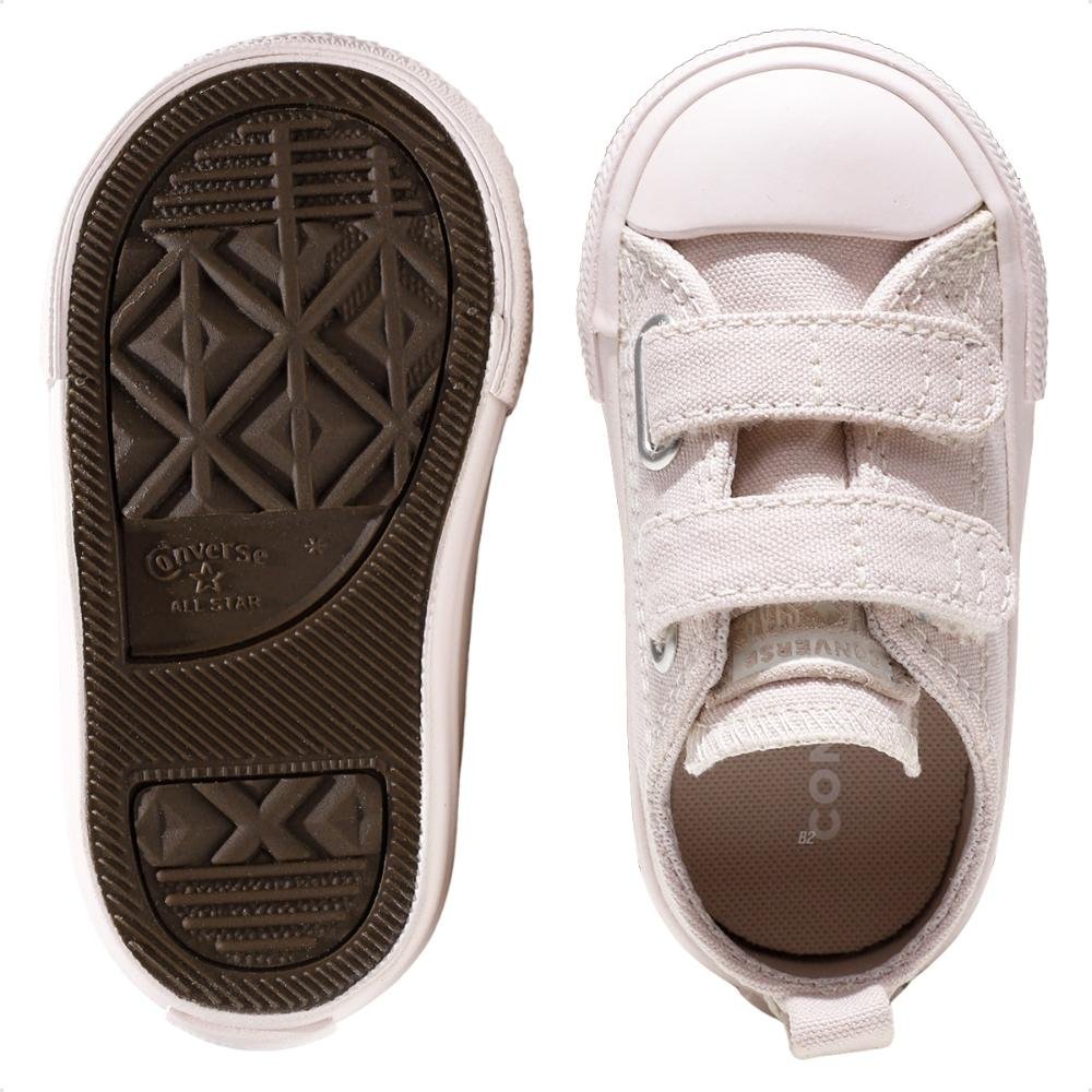 Tênis Converse All Star Chuck Taylor 2v Modern Infantil Bege 6