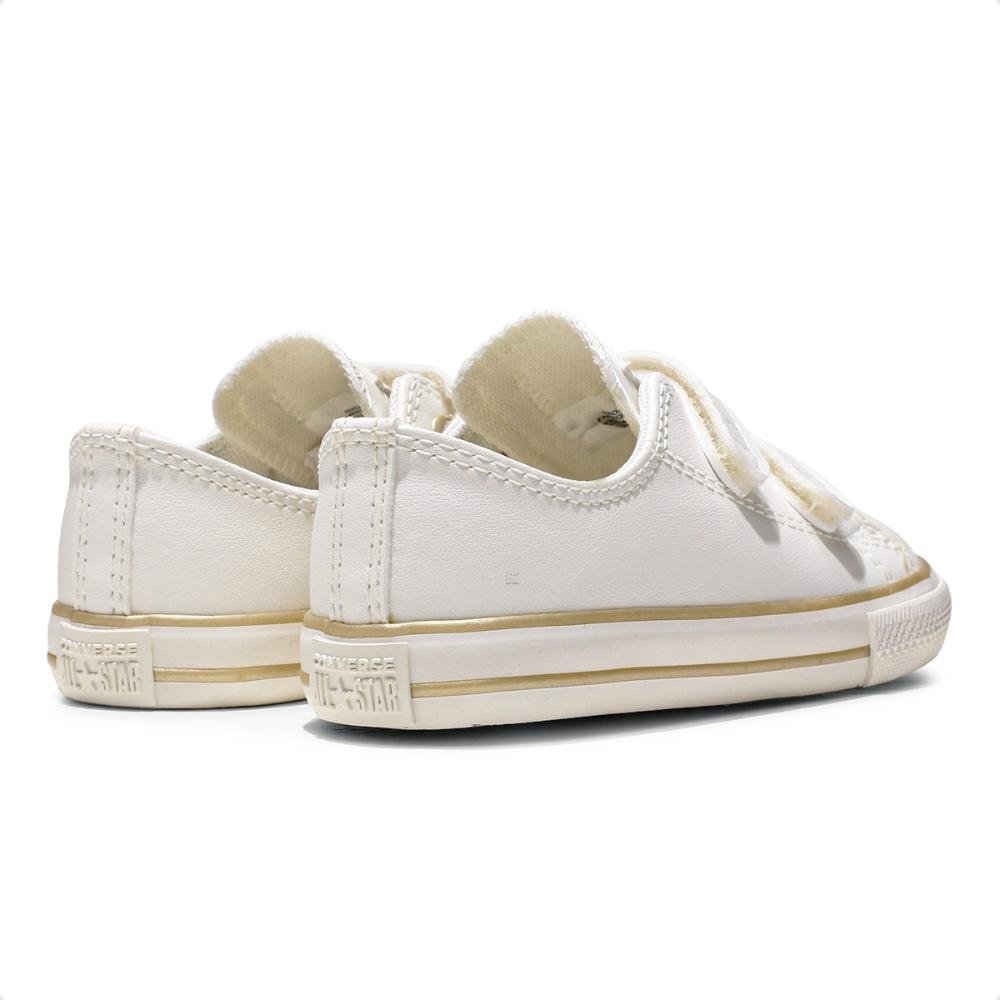 Tênis Converse All Star Chuck Taylor 2v Lux Infantil Branco 5