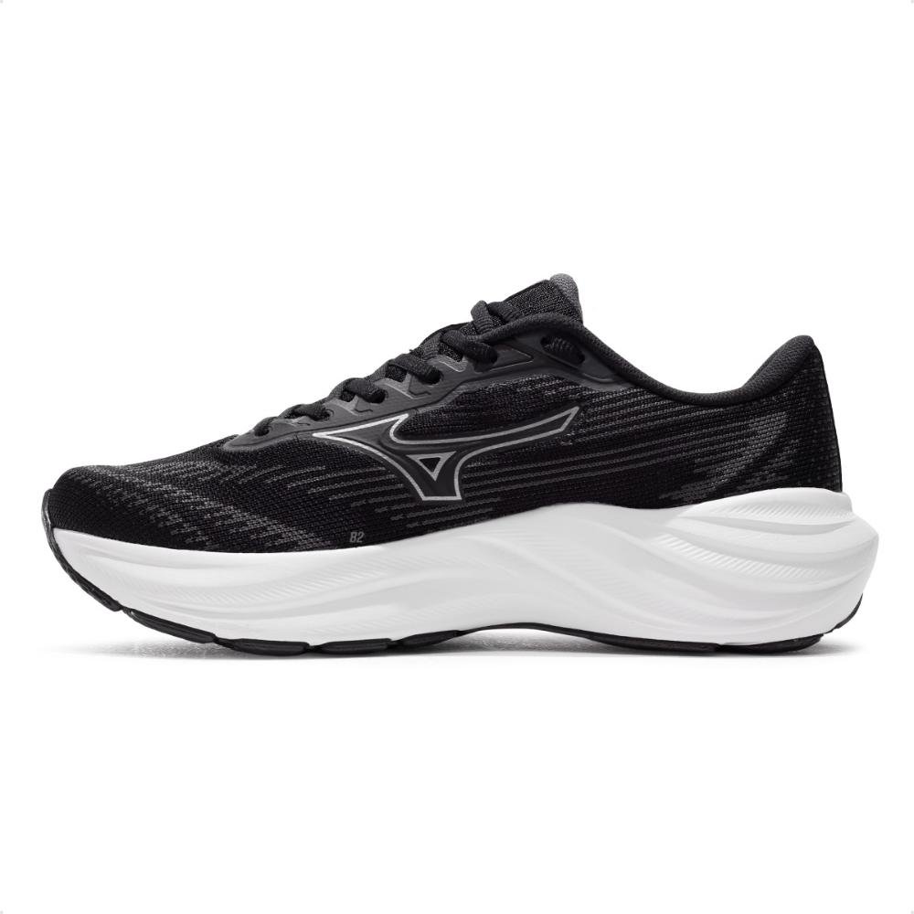 Tênis Mizuno Goya 3 Masculino  Preto/Prata 2