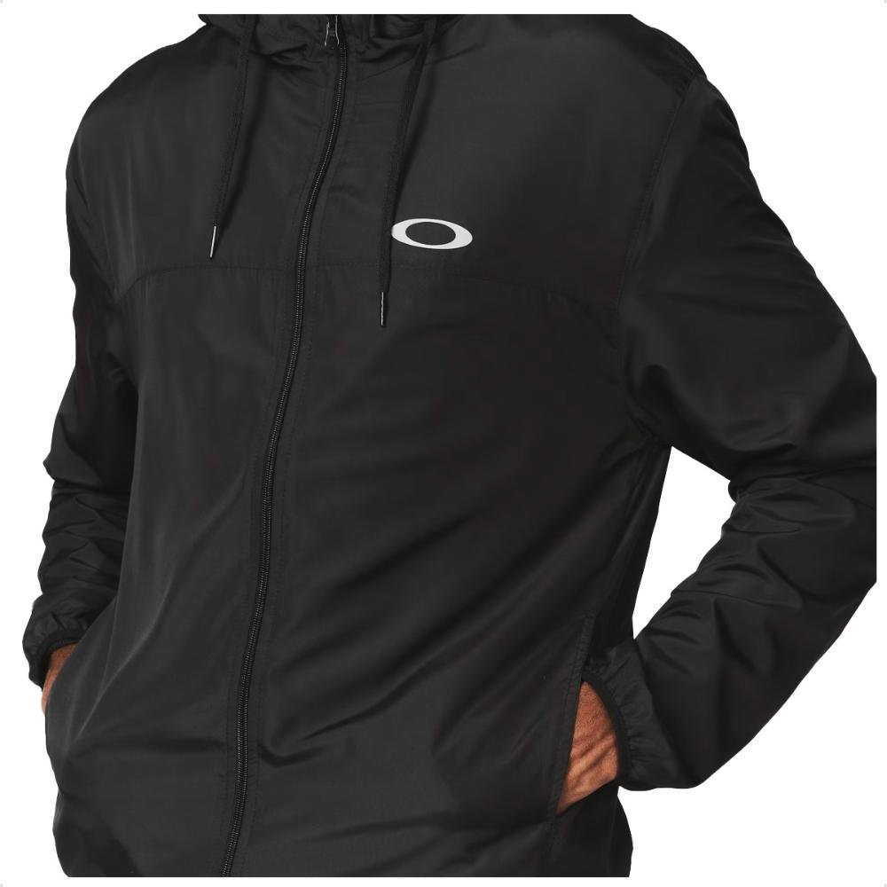 Jaqueta Oakley Windbreaker II Masculina Preto 3
