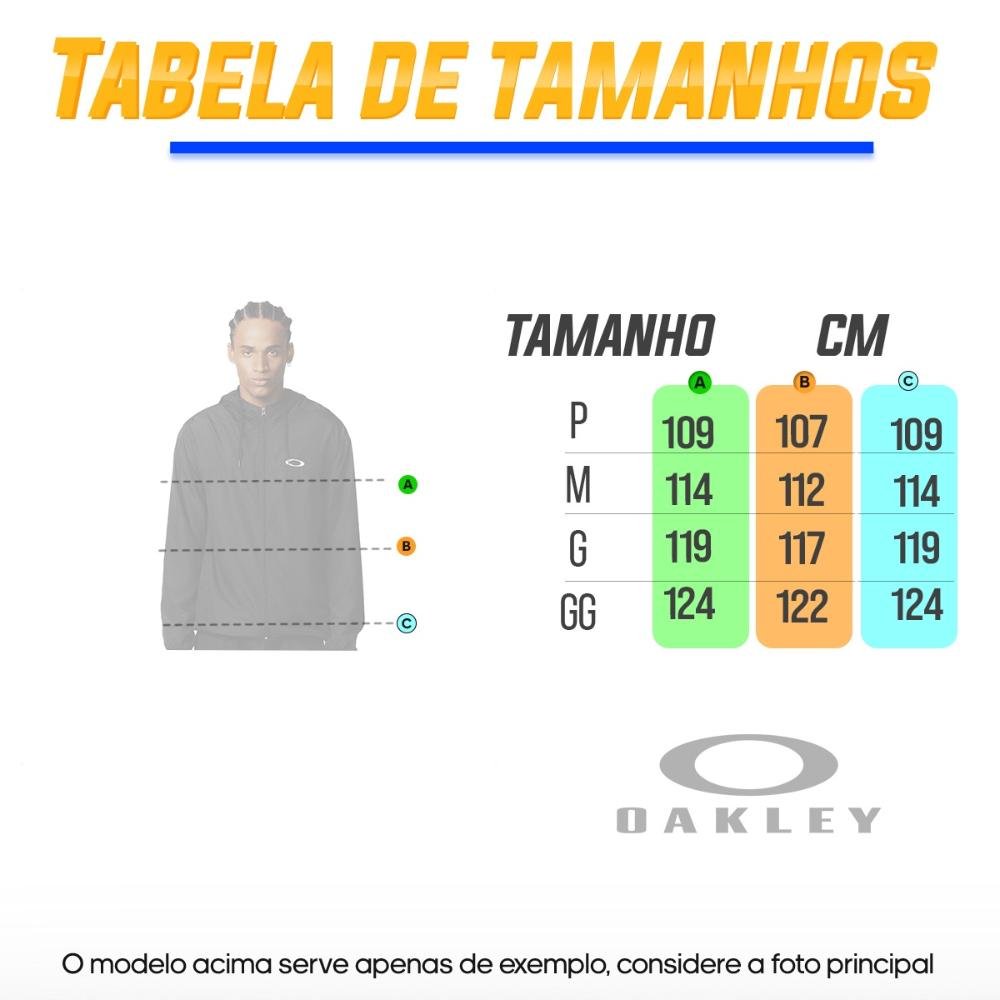 Jaqueta Oakley Windbreaker II Masculina Preto 4