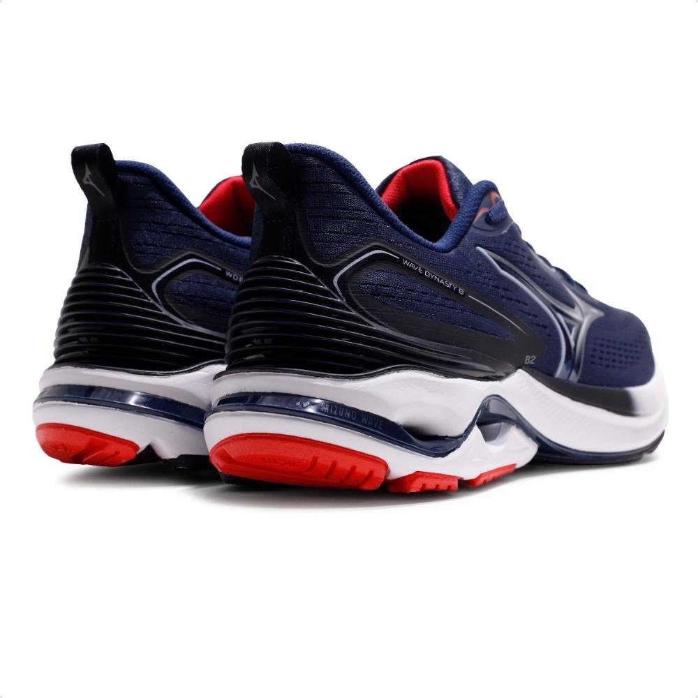 Tênis Mizuno Wave Dynasty 8 Unissex Azul Marinho 5
