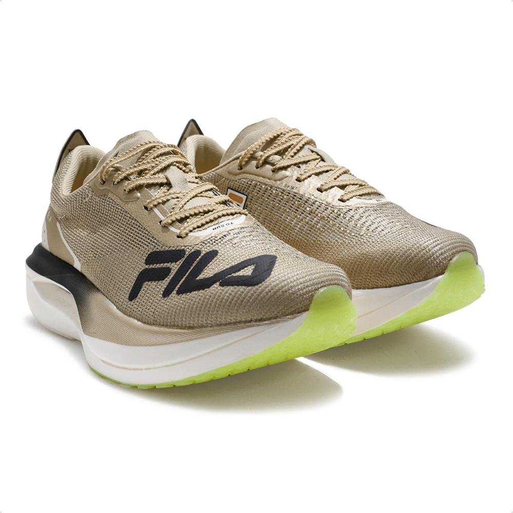 Tênis Fila Racer Carbon 3 Tri Feminino Dourado 5