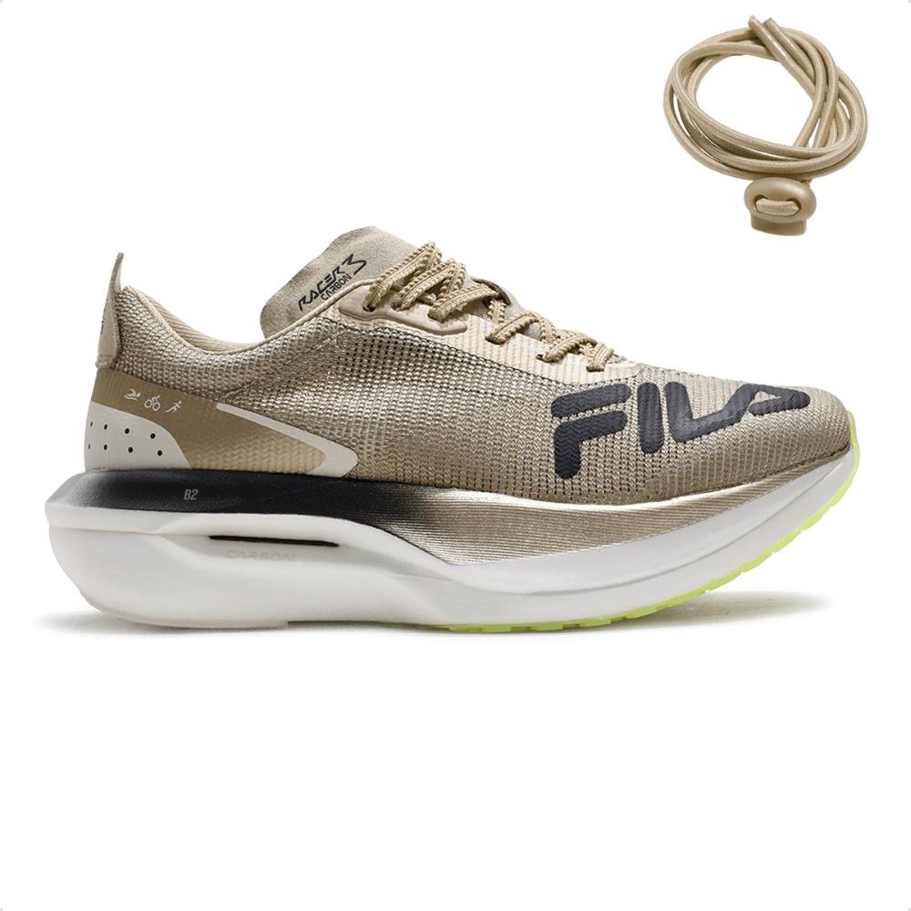 Tênis Fila Racer Carbon 3 Tri Masculino Dourado 2