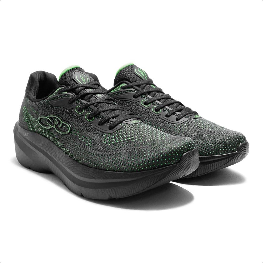 Tênis Olympikus Soma 2 Masculino Preto / Verde 3