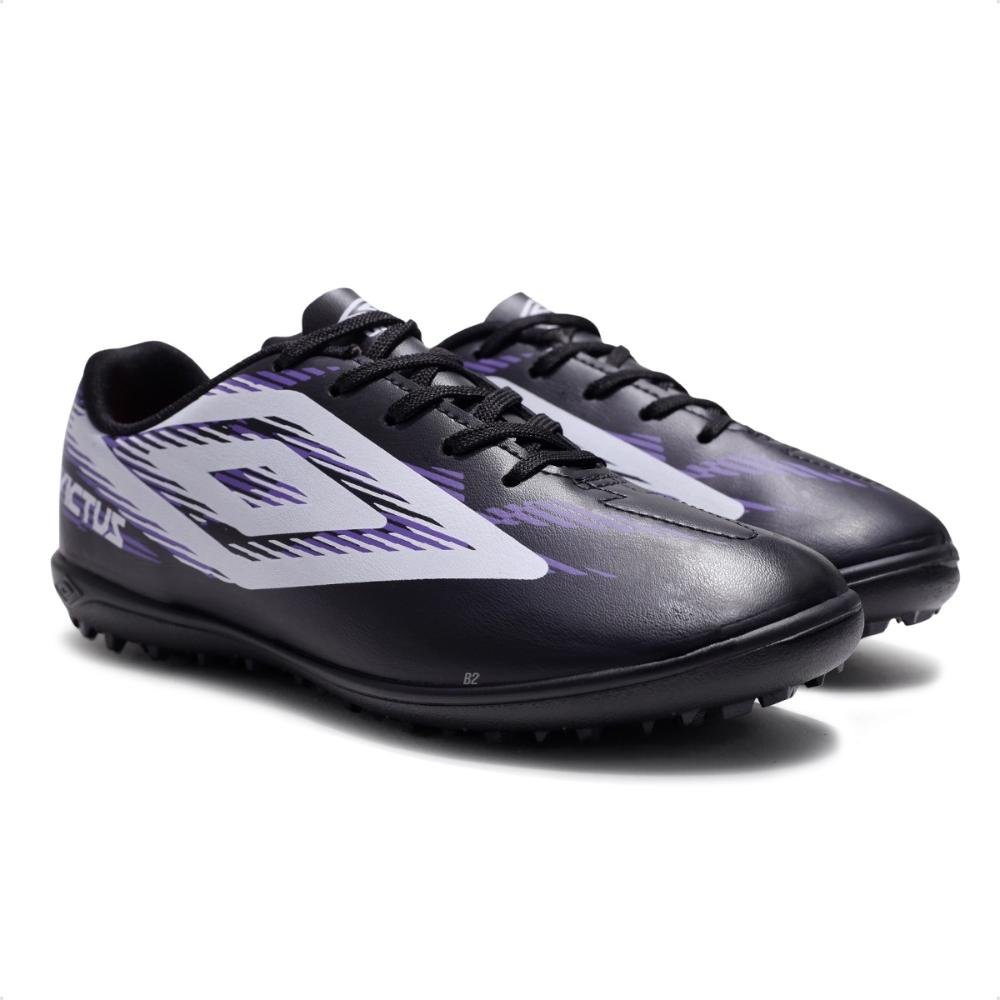 Chuteira Society Umbro Invictus Jr Preto/Branco 3