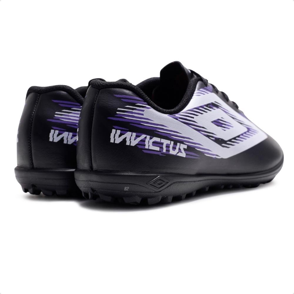 Chuteira Society Umbro Invictus Jr Preto/Branco 5