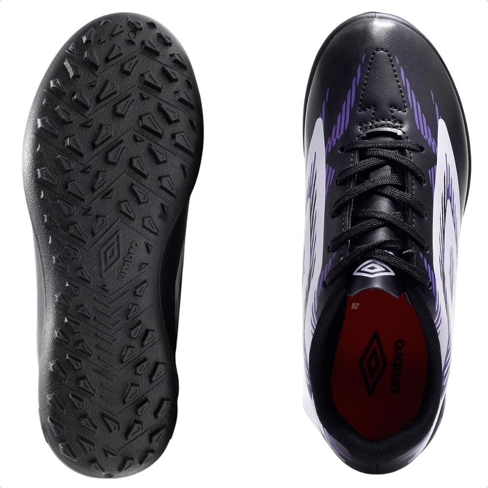 Chuteira Society Umbro Invictus Jr Preto/Branco 6