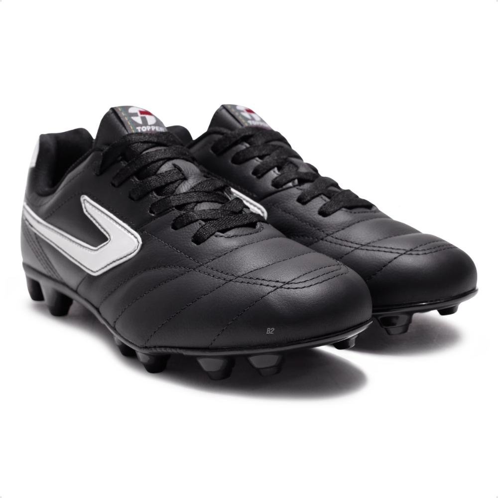 Chuteira Campo Topper Furia II Masculino Preto 3