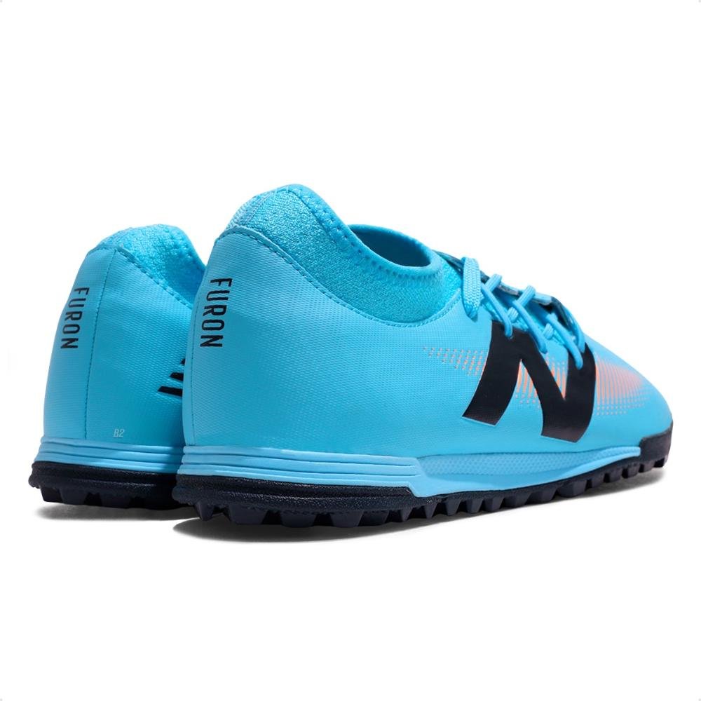 Chuteira Society New Balance Furon Dispatch Tf V7+ Masculina Azul 5