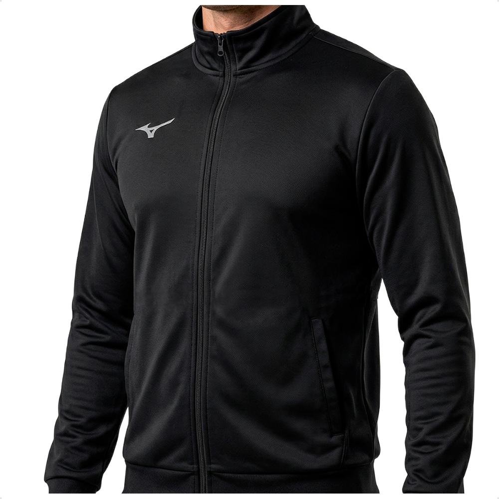 Conjunto Agasalho Mizuno II Training Masculino Preto 5