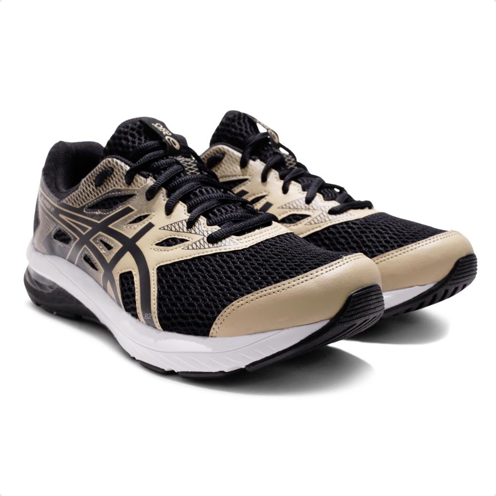 Tênis Asics Shogun ST Masculino Preto/Dourado 3