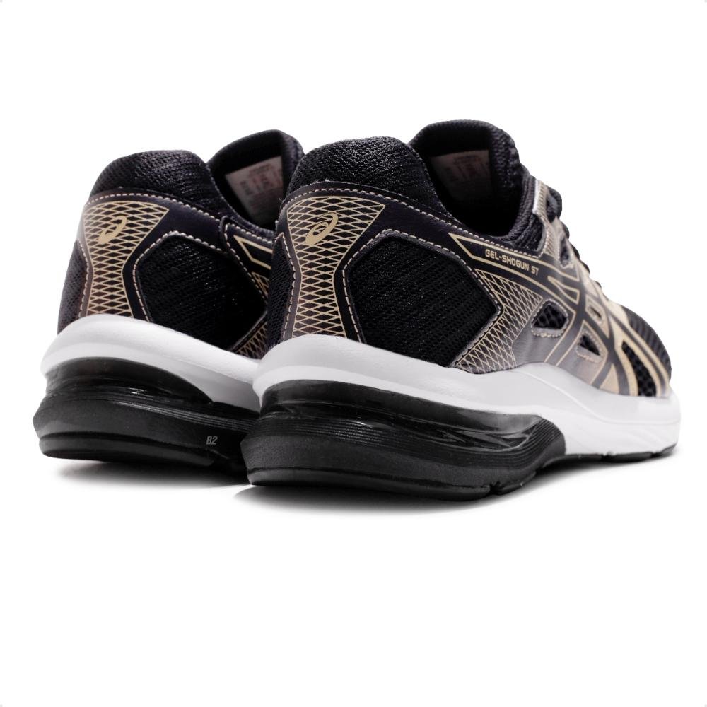 Tênis Asics Shogun ST Masculino Preto/Dourado 5