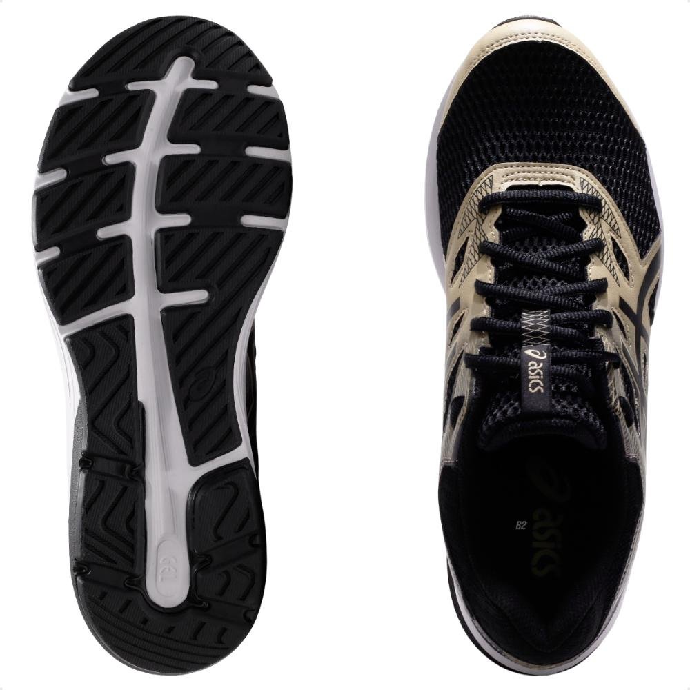 Tênis Asics Shogun ST Masculino Preto/Dourado 6