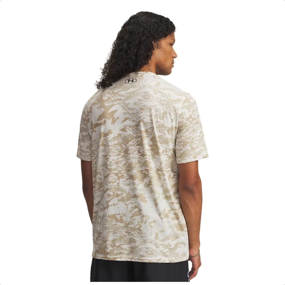 Camiseta Under Armour ABC Camo SportStyle Masculina Bege 2