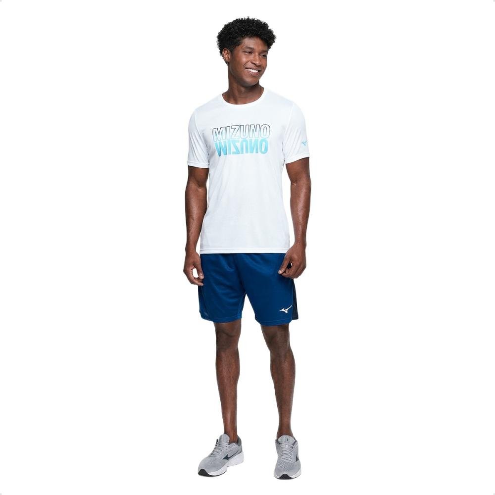 Bermuda Mizuno Root Mesh 2 Masculina Azul 3