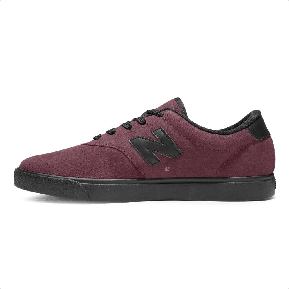 Tênis New Balance 55 Unissex Casual Bordô/Preto 2