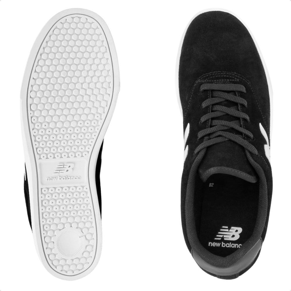 Sapatênis New Balance 55 Unissex Casual Preto/Branco 6