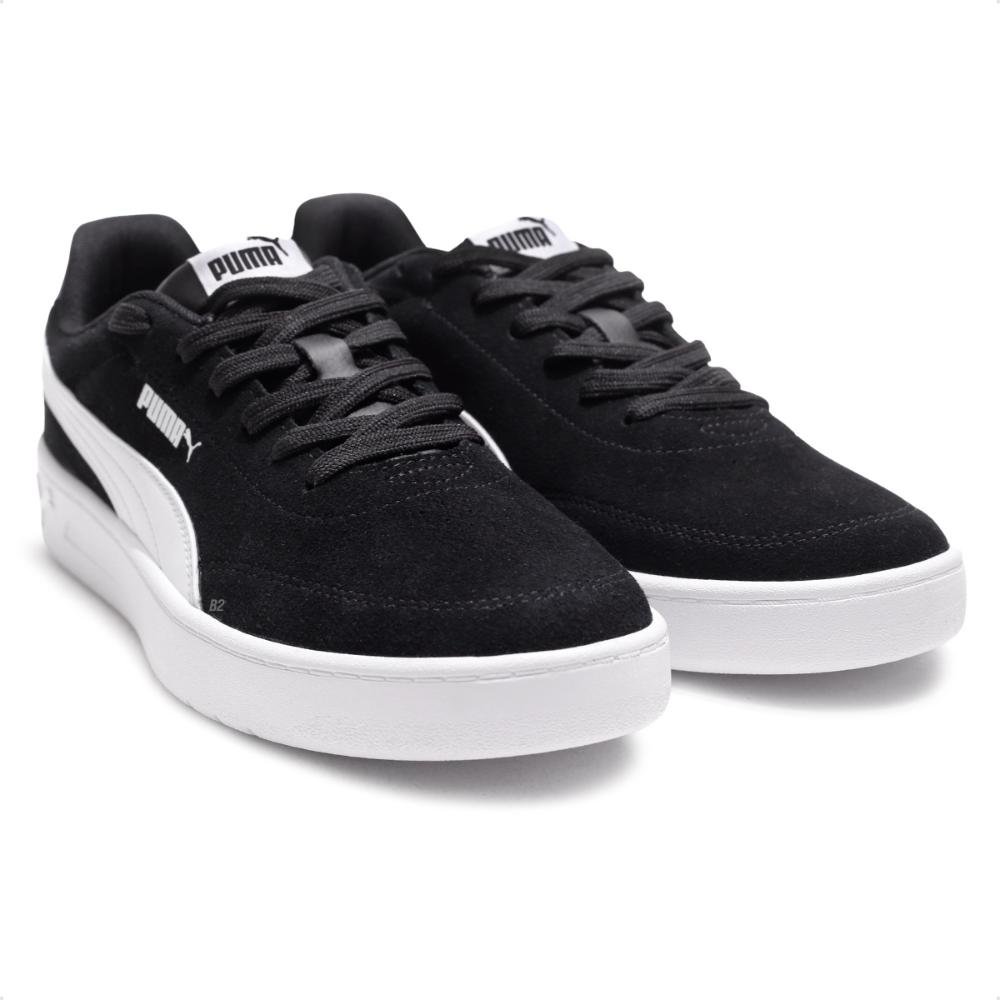 Tênis Puma Court Classic Clean Bdp SD Masculino Preto/Branco 3