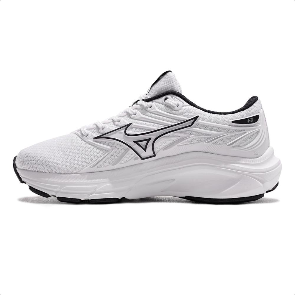 Tênis Mizuno Jet 8 Unissex Branco/Preto 2