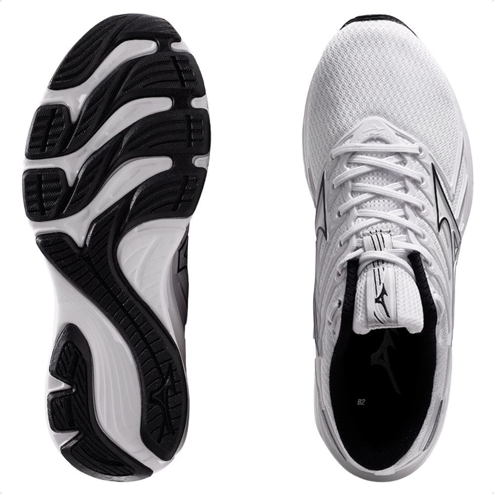 Tênis Mizuno Jet 8 Unissex Branco/Preto 6