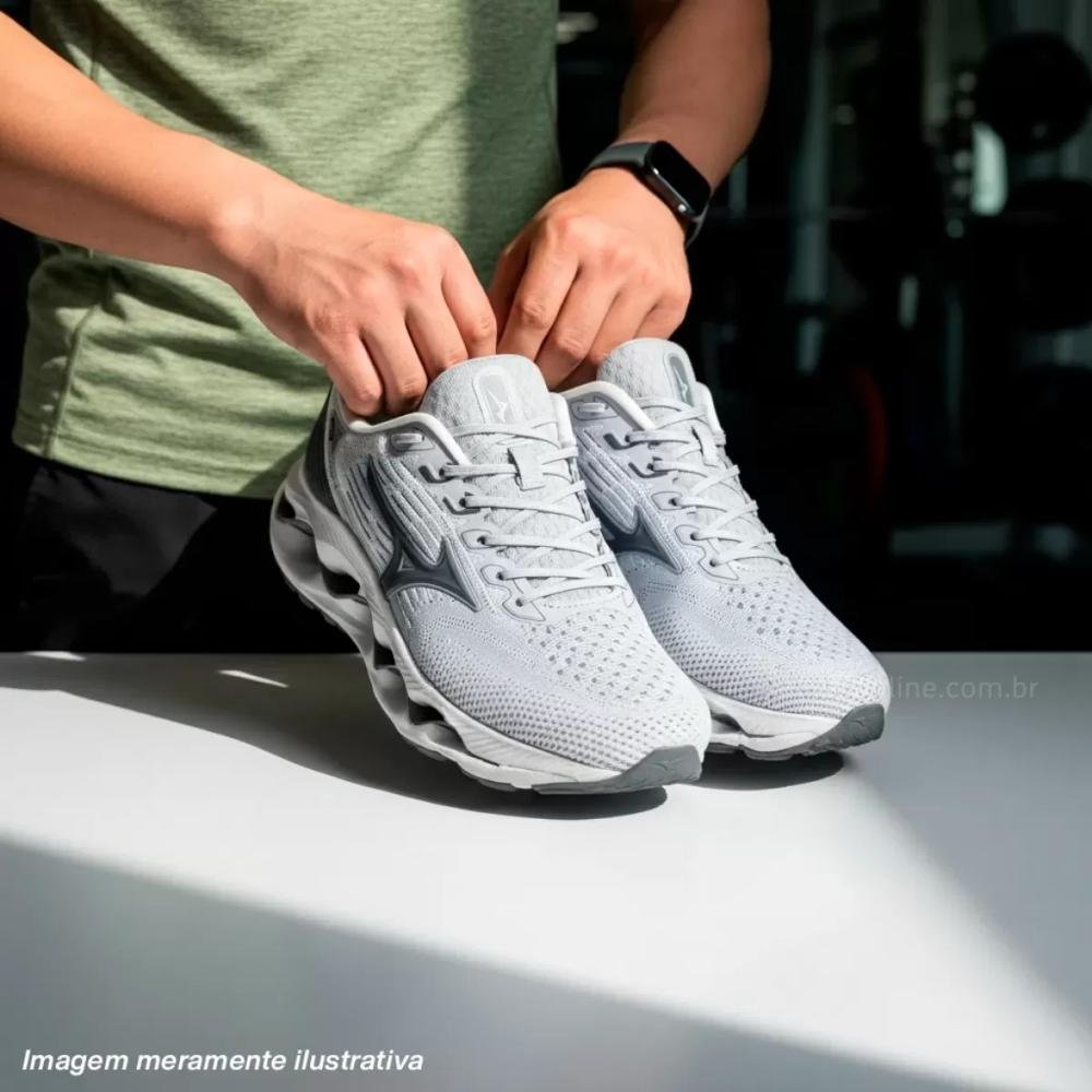 Tênis Mizuno Wave Legend 4 Masculino Cinza 5