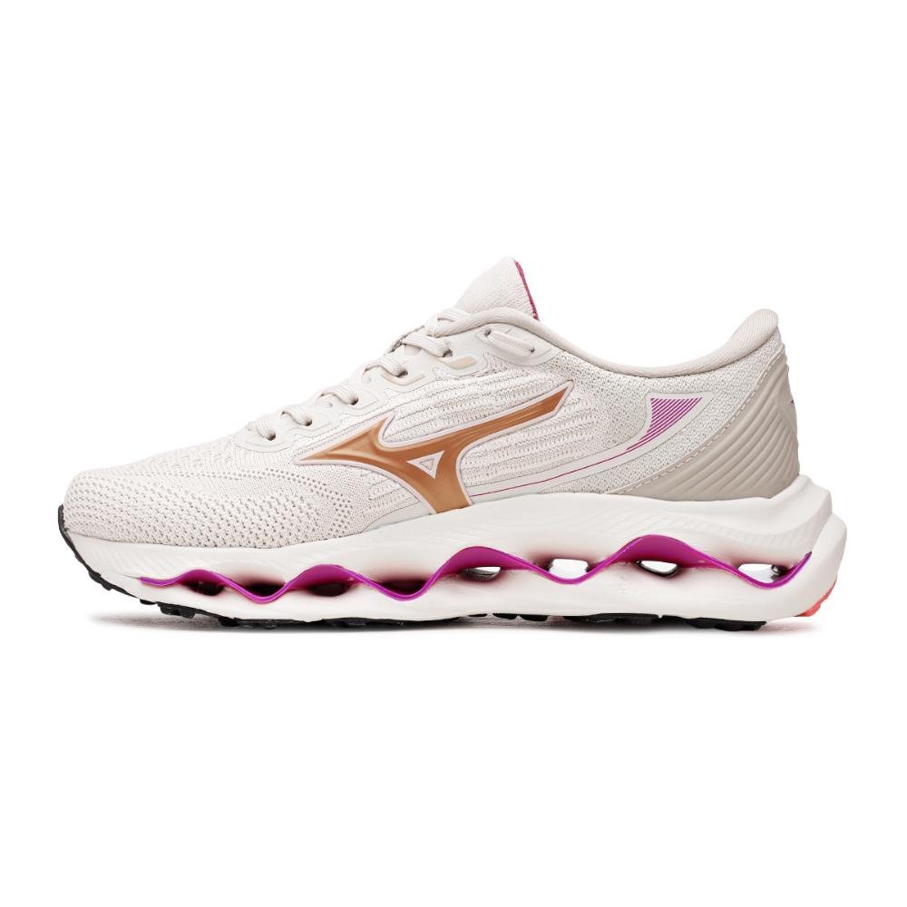 Tênis Mizuno Wave Legend 4 Feminino Bege 2