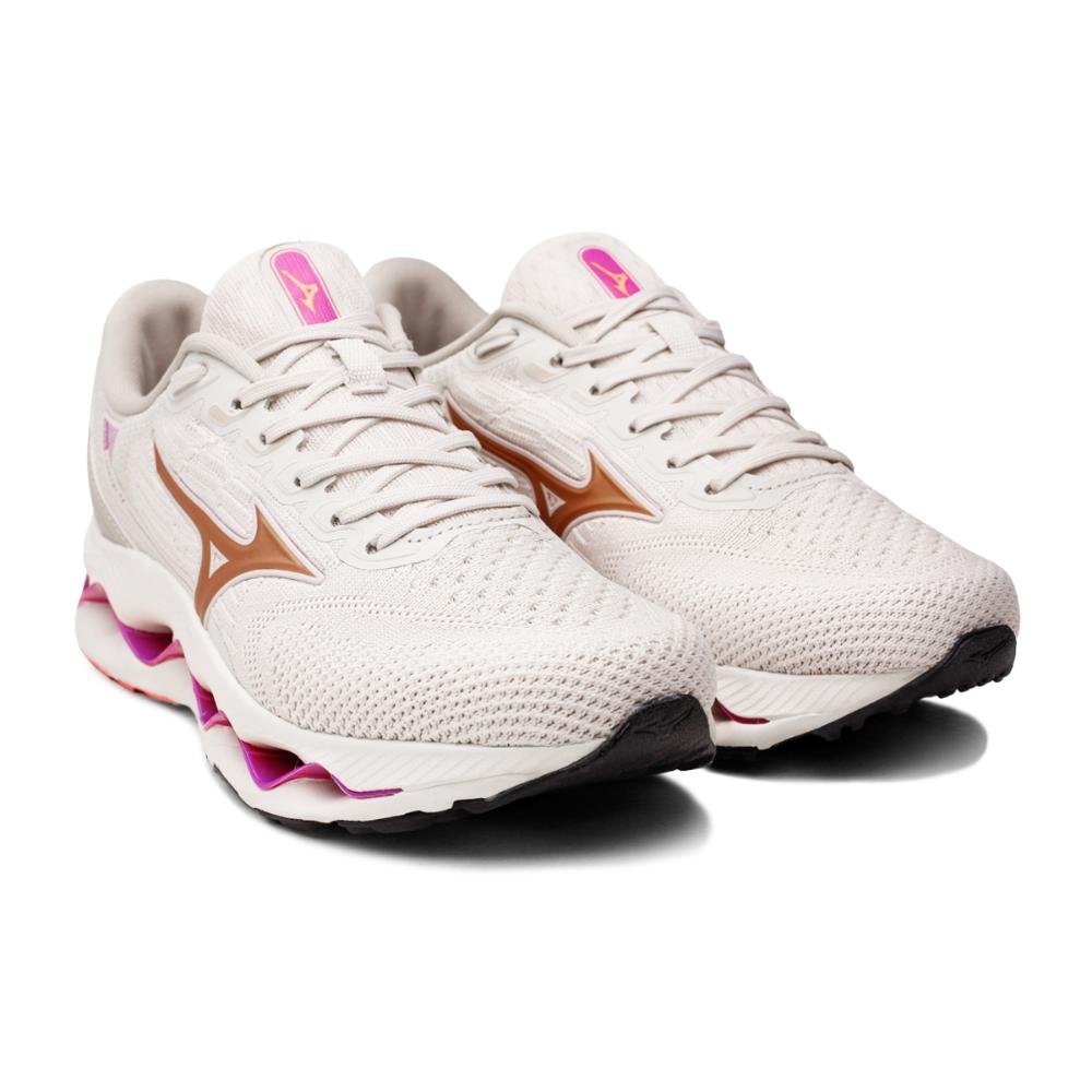 Tênis Mizuno Wave Legend 4 Feminino Bege 3