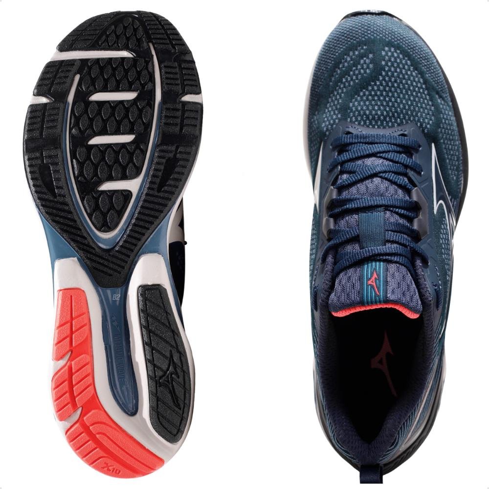 Tênis Mizuno Wave Dynasty 7 Masculino Azul Marinho 6
