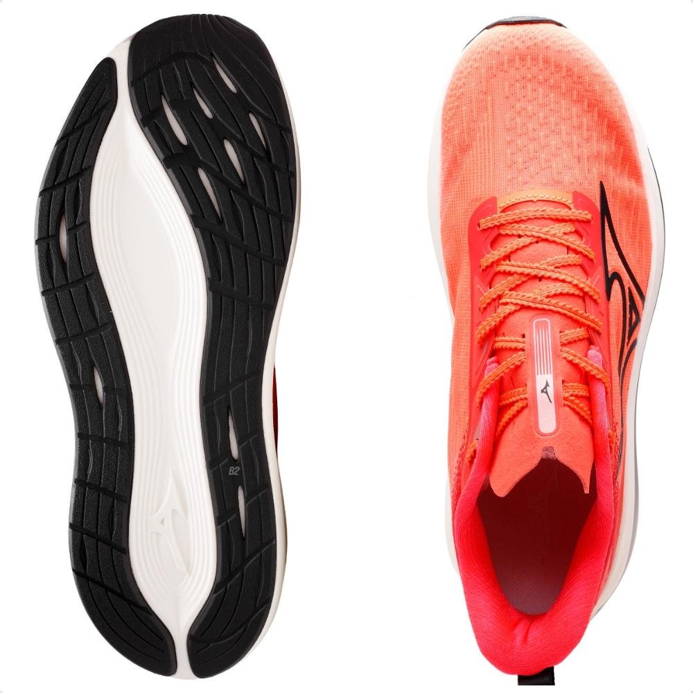Tênis Mizuno Neo Aura Masculino  Laranja 6