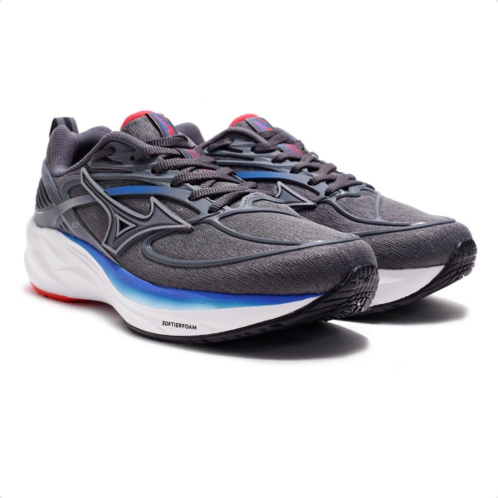 Tênis Mizuno Space 6 Feminino  Chumbo/Azul 3