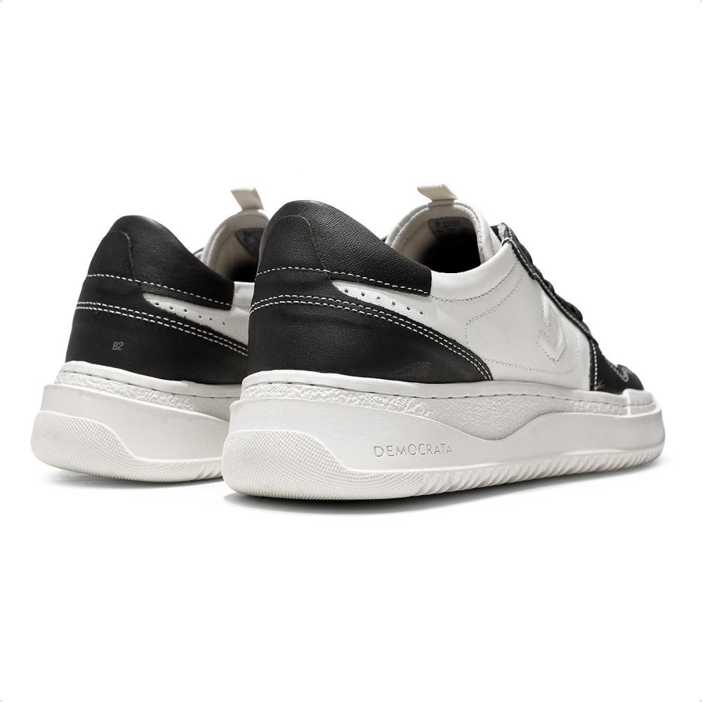 Tênis Democrata Block Masculino Branco/Preto 5