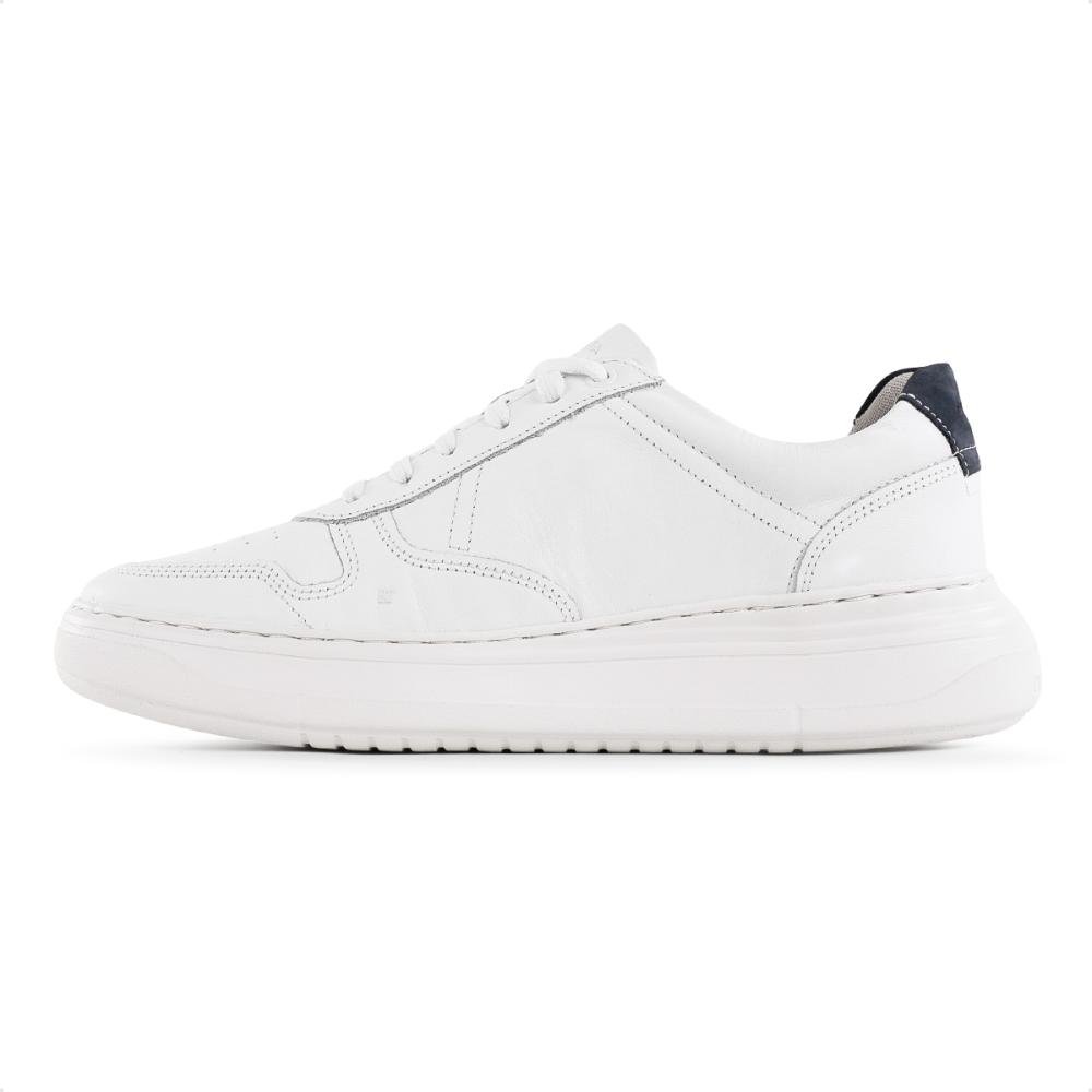 Sapatênis Democrata Denim Joe Ultra Light Masculino  Branco 2
