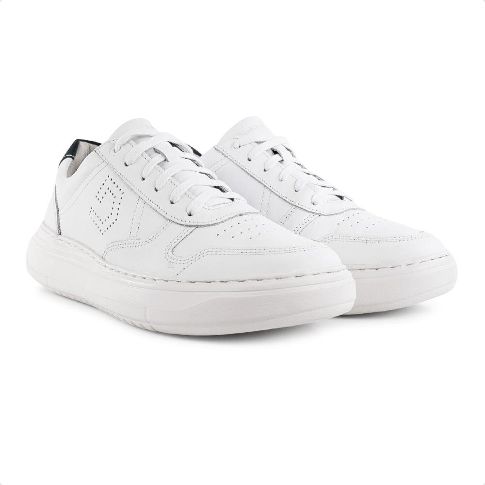 Sapatênis Democrata Denim Joe Ultra Light Masculino  Branco 3