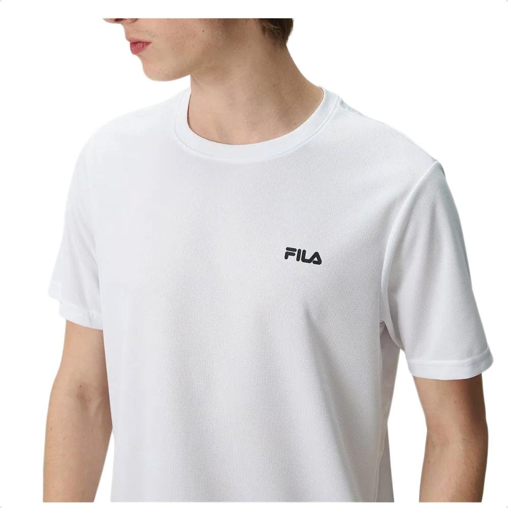 Camiseta Fila Myler Masculina Branco 3