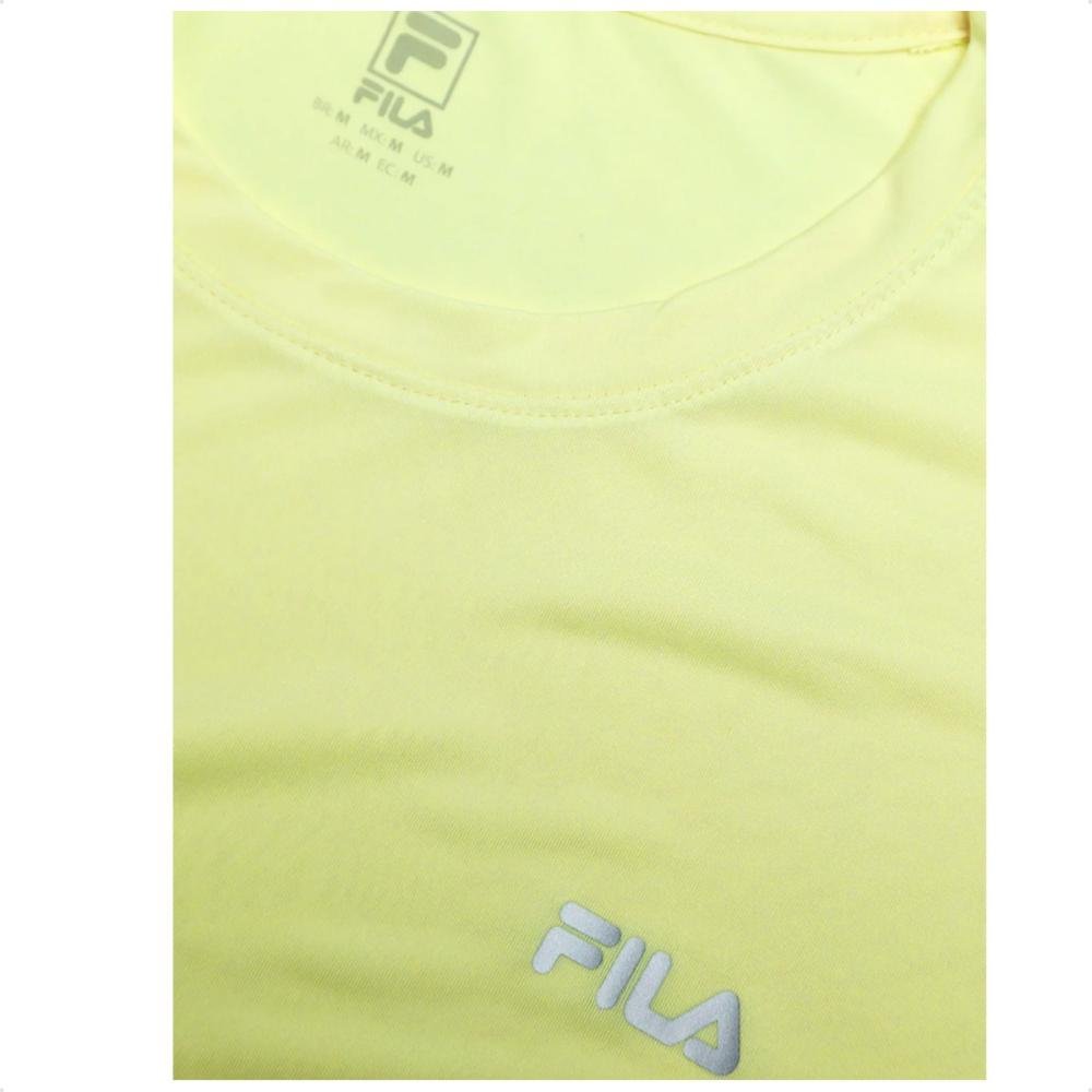 Camiseta Fila Sport Melange II Masculina Amarelo 3