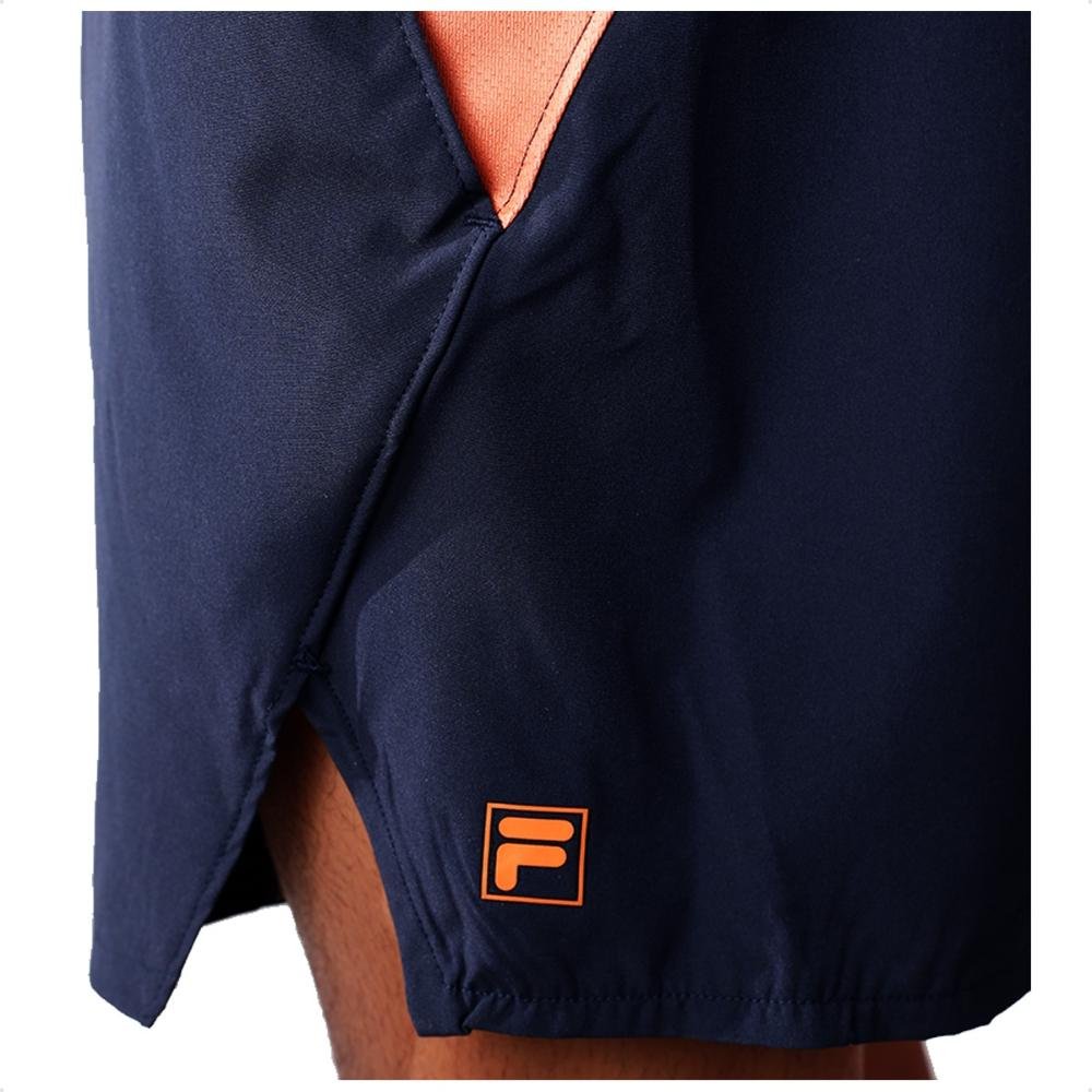 Shorts Fila Mesh Match II 5 Masculino Azul Marinho 2