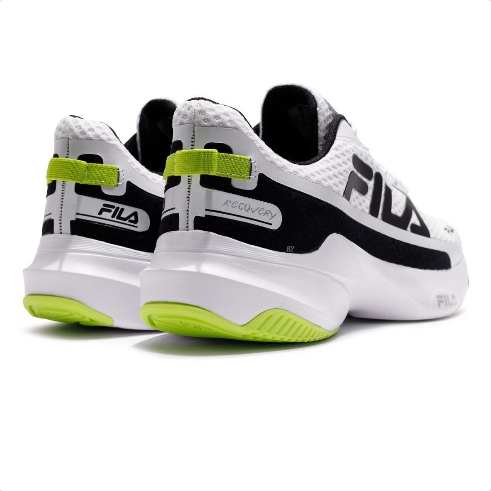 Tênis Fila Recovery Masculino Branco/Preto 5
