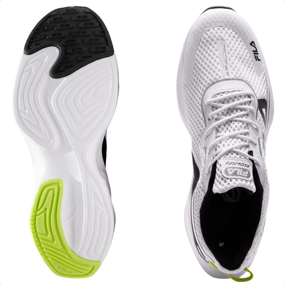 Tênis Fila Recovery Masculino Branco/Preto 6