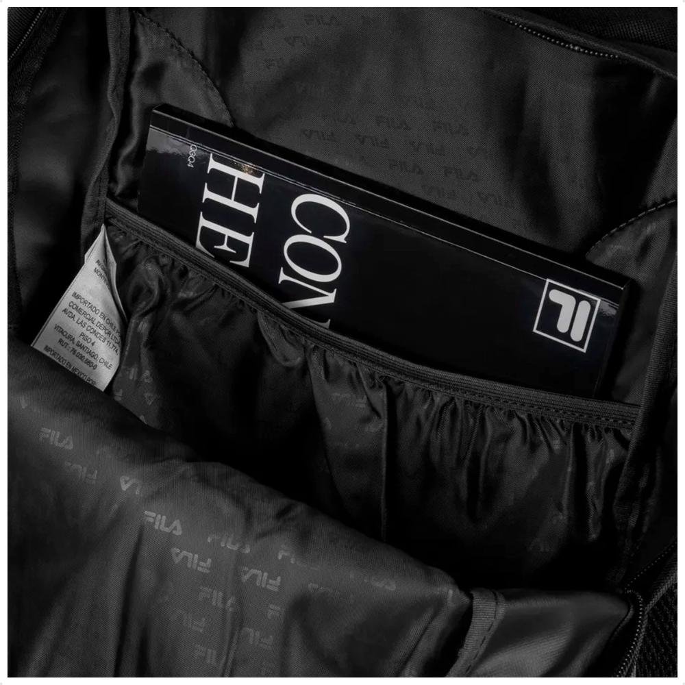 Mochila Fila Cut Logo Letter Unissex Preto 4