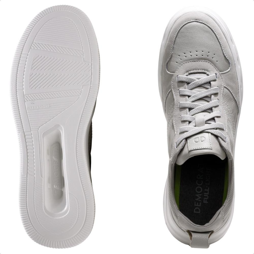 Tênis Democrata Groove Full Light Masculino Cinza 6