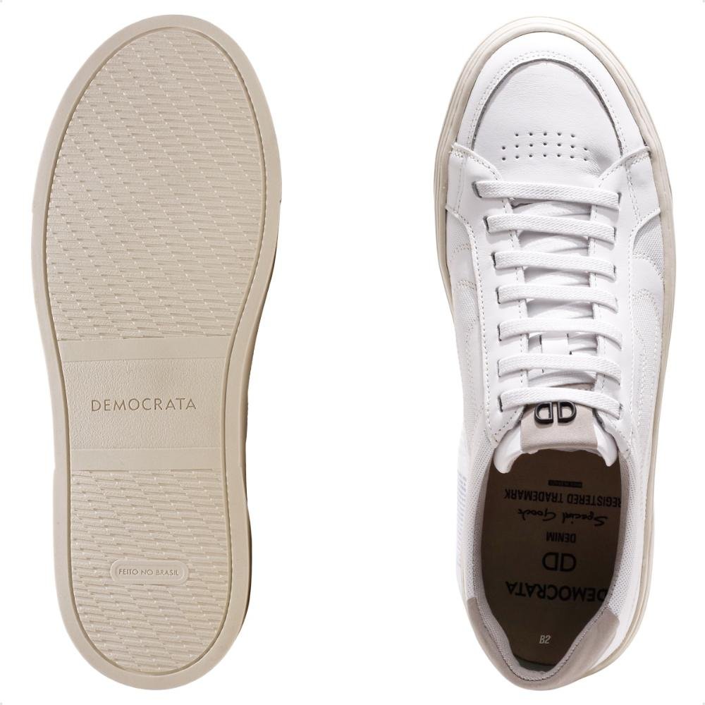 Sapatênis Democrata Bill Casual Masculino Branco 6