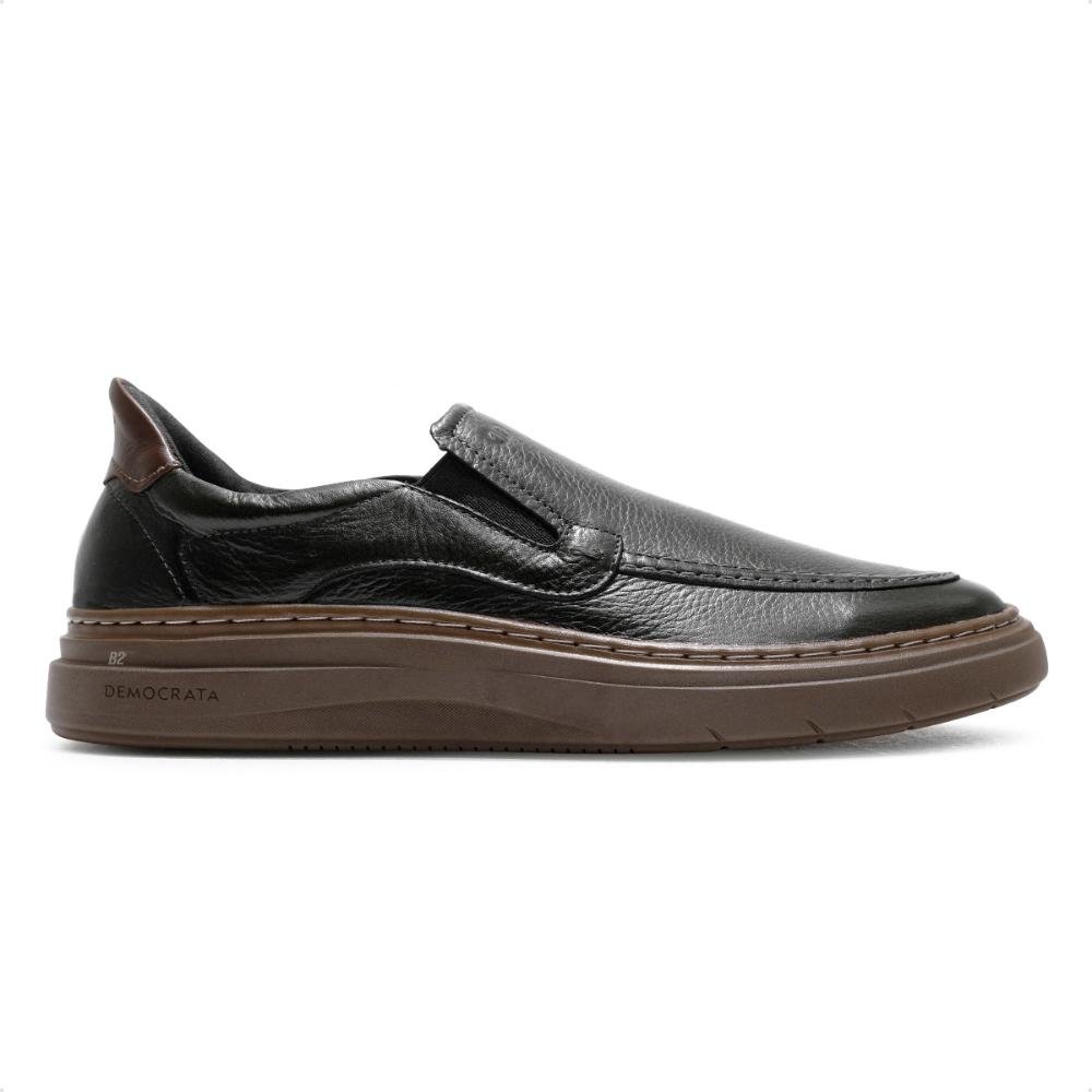 Sapatênis Democrata Calce Fácil Grid Slip On Masculino